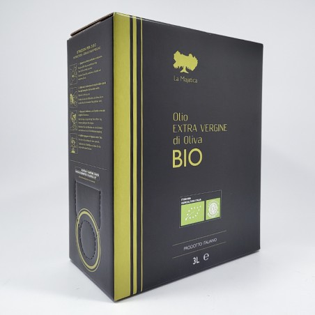 Organic Extra Virgin Olive Oil - 3 L - Bag in Box